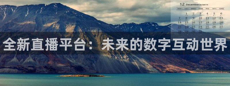 全新直播平台：未来的数字互动世界