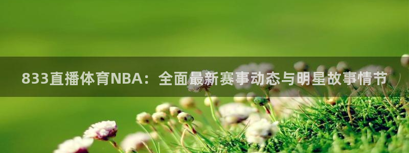 833直播体育NBA：全面最新赛事动态与明星故事情节