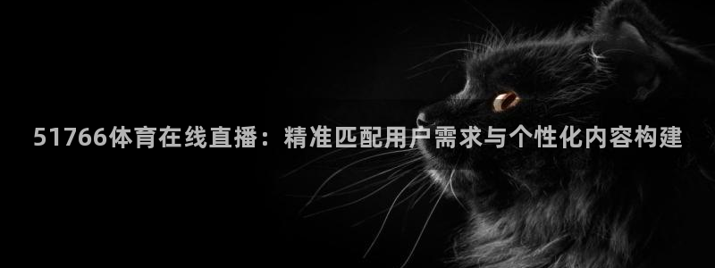 51766体育在线直播：精准匹配用户需求与个性化内容构建