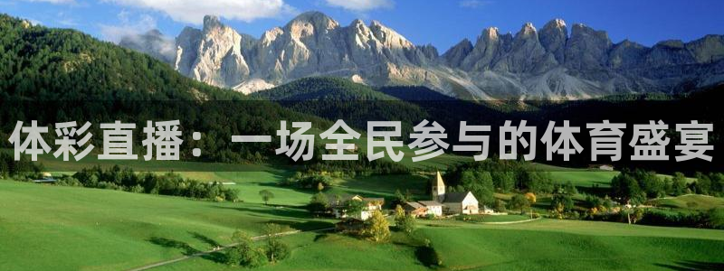 体彩直播：一场全民参与的体育盛宴